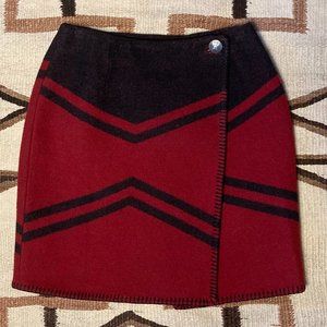 Ralph Lauren Country Indian Blanket Wrap Skirt Southwestern Western